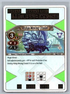 The Eye of Judgment Aluhja Moving Citadel #132 Sony PS3 Biolith Rebellion Set 2 - Image 1 of 2