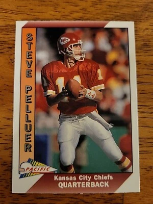 1991 Pacific Trading Cards #216 Steve Pelluer Kansas City Chiefs NFL B1 - Image 1 of 2