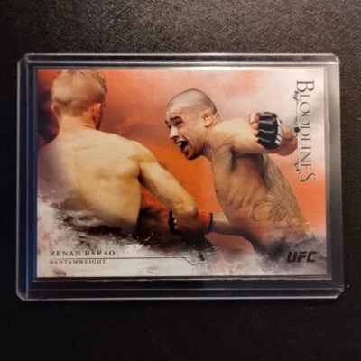 #6/8 Renan Barao Ruby Red Parallel Card 2014 Topps UFC Bloodlines Champion - Image 1 of 2