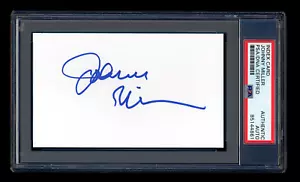 JOHNNY MILLER SCHEDA INDICE FIRMATA IN PERFETTE CONDIZIONI PSA/DNA AUTOGRAFATA BRITISH US OPEN CHAMP - Foto 1 di 1