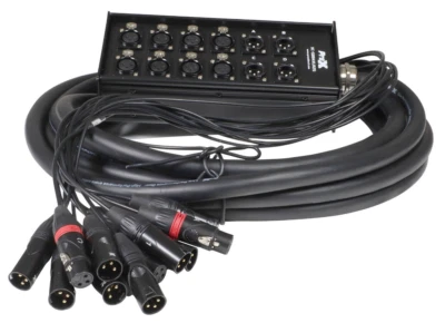 ProX XC-SB84XLR25 25Ft XLR Stage Recording Extension Box Snake 8 XLR-F - Image 1 of 4