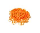 Loom Bands 1800 bandes en caoutchouc bande à tisser 72 S clips lots couleur orange