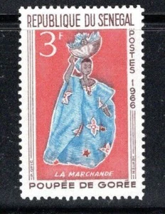 FRANCE FRENCH SENEGAL AFRICA STAMPS MINT HINGED LOT 8U - Picture 1 of 1
