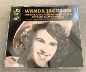 Wanda Jackson - Four Classic Albums - 4 CD Set - Real Gone - Rockabilly - Picture 1 of 2