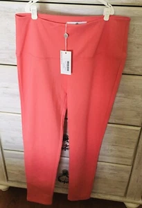 Jean Pierre Klifa Paris Coral Leggings NWT( $98) Stretch , Comfort Great Style - Picture 1 of 9