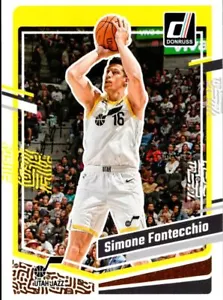2023-24 Donruss Simone Fontecchio Utah Jazz #143 - Picture 1 of 2