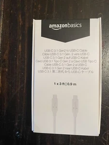 Amazon Basics Universal USB-C 3.1 Cable - Picture 1 of 3