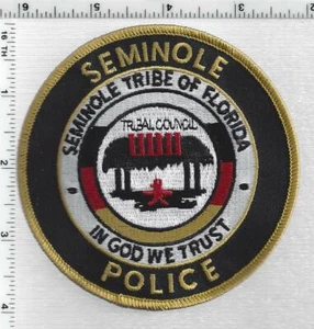Seminole Police (Indian - Florida) - 1st Issue Shoulder Patch - Picture 1 of 1
