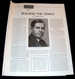 HENRY WALLACE 1937 GRASS FARMING SOIL CONSERVATION TO FIGHT DUST BOWL FEATURE - Picture 1 of 1