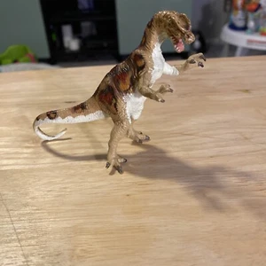 Safari LTD Carnegie Collection Dilophosaurus Figure 1993 Vintage Dinosaur - Picture 1 of 8