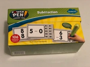Teacher Created Resources - Power Pen Learning Cards Grades K-2 6458 Subtraction - Picture 1 of 7