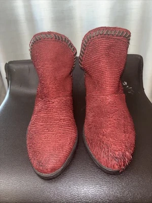 Botines OTBT Santa Fe Suroeste Borgoña Cuero Texturizado 8M Mujer Foto 1 de 4