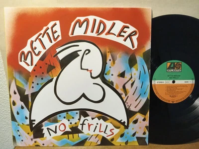 Bette Midler No Frills LP EX, GERMAN IMPORT PRESSING, 1983 Atlantic 78-0070-1 - Image 1 of 4