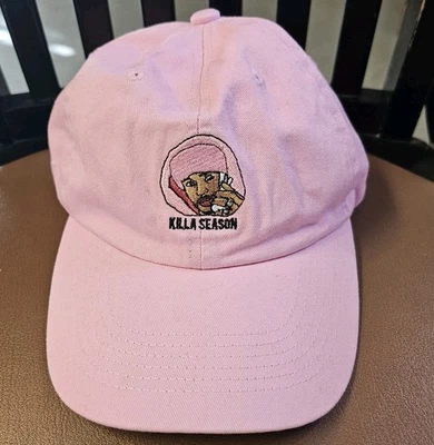 Entree LS 可调帽子 Dipset Cam'ron Killa 季节粉色复古绑带 — 第 1/3 张图片