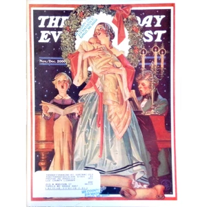 Saturday Evening Post Magazine NOV 2000 Christmas Cover Parkinson's Disease - Picture 1 of 11