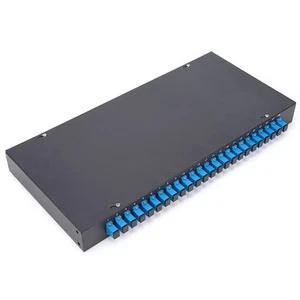 Glasfaser-Anschlusskasten 24 Kerne 24 Port Glasfaser-Patchpanel SC-Anschluss - Afbeelding 1 van 8