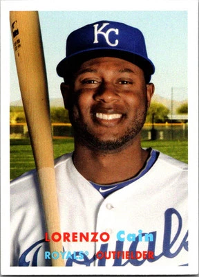 2015 Topps Archives #27 Lorenzo Cain - Image 1 of 2