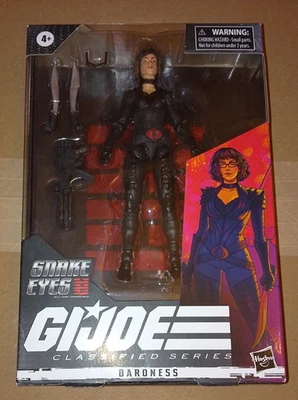 G.I JOE Classified Baroness 6" action figure new sealed unopened Snake Eyes - Image 1 of 4