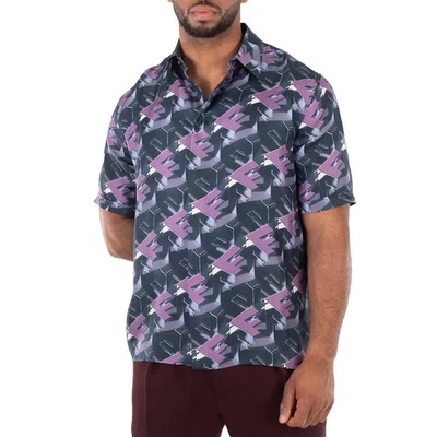 Fendi FF Motif Italian-Style Silk Shirt, Brand Size 40 (Neck Size 16") - Image 1 of 4