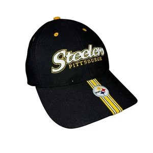 Gorra Steelers NFL Negra Amarilla Logo Gorra Ajustable Punto Blanco Pittsburgh - Imagen 1 de 13
