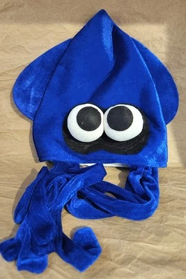 Sombrero oficial Nintendo Splatoon azul Inkling calamar Foto 1 de 2