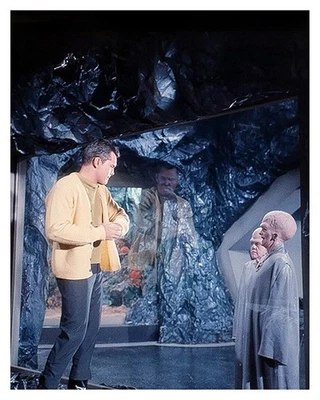 Foto rara de Star Trek 8x10 Jeffrey Hunter Capitán Lucio rara coleccionable Foto 1 de 4