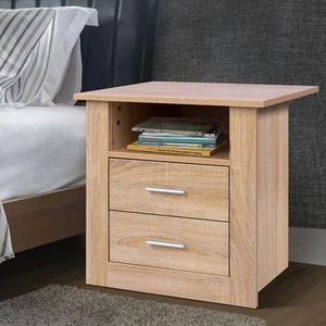 ALFORDSON Bedside Table Nightstand Storage Cabinet Side Table Classic Oak - Picture 1 of 12