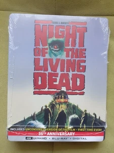 Night Of The Living Dead 4K UHD Blu Ray Steelbook 35th Anniversary USA Import - Bild 1 von 2