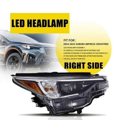 Faro LED pasajero derecho con AFS para Subaru Crosstrek Impreza 2024 2025 Foto 1 de 4