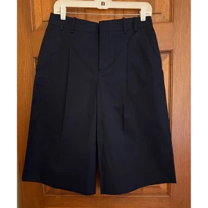 Zara Wide-Leg Culotte Hose Damen Größe Small Marine Cropped Anzughose - Bild 1 von 11