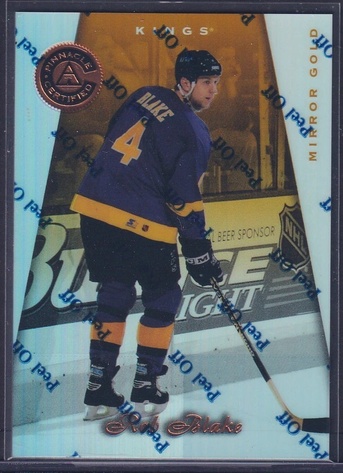 ROB BLAKE - 1997 Pinnacle Certified w/ Coating, MIRROR GOLD #77 - Image 1 of 1