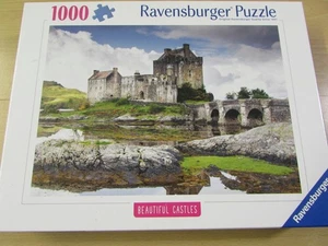 Komplett Ravensburger 1000 Teile Puzzle SCHÖNE SCHLÖSSER - Eilean Donan - Bild 1 von 4