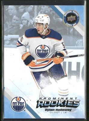 2023 Upper Deck National Hockey Card Day Dylan Holloway #NHCD-10 Edmonton Oilers - Image 1 of 2