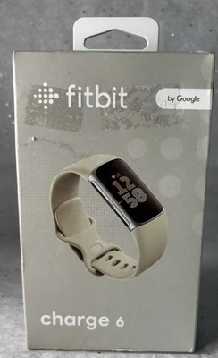 Fitbit Charge 6 - Porcelain / Silver Aluminum - Image 1 of 3