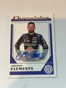2023 Panini Chronicles Luminance #17 Jeremy Clements Autographed - Picture 1 of 2