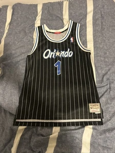 WOMEN'S MITCHELL & NESS ORLANDO MAGIC PENNY HARDAWAY BLACK SWINGMAN JERSEY XL - Picture 1 of 11