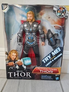 Neu im Karton NRFB Lightning Power Thor The Mighty Avenger Hasbro - FUNKTIONIERT - Bild 1 von 5