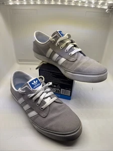 Adidas Originals Kiel scarpe uomo grigio tela sneaker skateboard uk 10,5 - Foto 1 di 18
