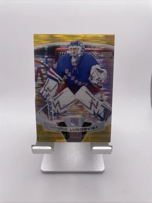 2019-20 O-Pee-Chee Platinum Seismic Gold #45 Henrik Lundqvist Rangers /50 HOF - Imagem 1 de 2