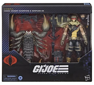 Juego de figuras GI Joe Classified Series #180 Cobra Desert Scorpion y SKRP10N-25 Foto 1 de 4