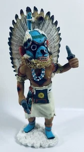 7” Hand Painted Composite Native American Dancing - Picture 1 of 8