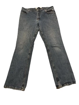 Harley-Davidson Women's Denim Jeans Bootcut Size 16L Long Tall  Medium Wash - Image 1 of 4