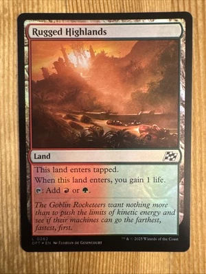 Rugged Highlands - Foil - TDM - MTG - EN - NM - 0265 - Image 1 of 2
