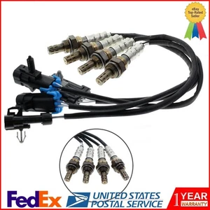 Sensor de oxígeno lambda O2 aguas arriba y aguas abajo 4 piezas para Chevy Silverado 1500 96-02 - Imagen 1 de 9