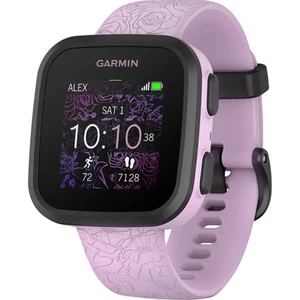 Garmin Bounce Kid Smartwatch bidirectionnel message texte et vocal localisation piste - lilas - Photo 1/12