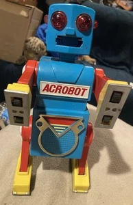 Robot Yonezawa Japón Acrobot De Colección Raro Azul Oscuro y Japón 1968 (FUNCIONA/CAMINA) - Imagen 1 de 13