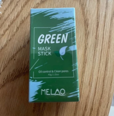 2 x Green Tea Purifying Clay Mask Stick Anti Acne Aging Clean Pores Oil Control  - Image 1 of 3