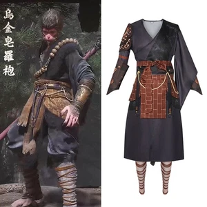 Anime Black Myth Wukong Hallowen Party Cosplay Clothes Full Set Costumes - Picture 1 of 12