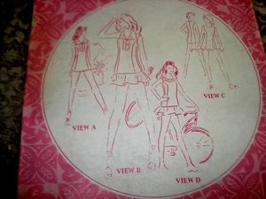 Vtg Patterns Pacifica Micro Mini Dress with Flounce - All Sizes 6-16 - Uncut - Picture 1 of 5