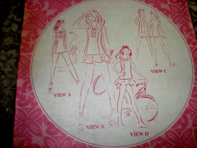 Vtg Patterns Pacifica Micro Mini Dress with Flounce - All Sizes 6-16 - Uncut - Image 1 of 4